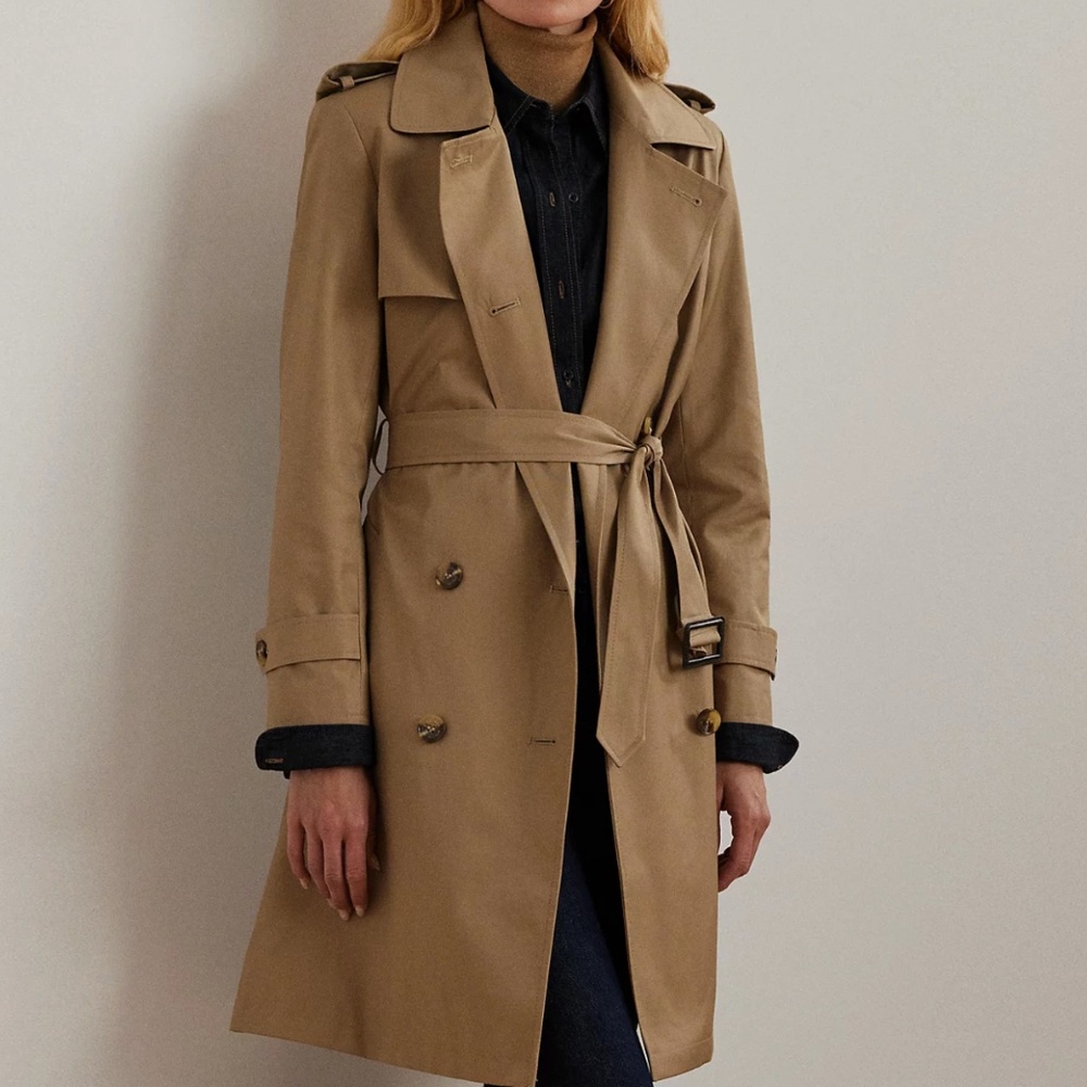 Ralph Lauren Tan Trench Coat